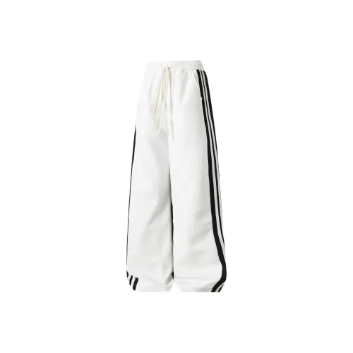 KRISTALIA Повседневные брюки Унисекс Черный Белый