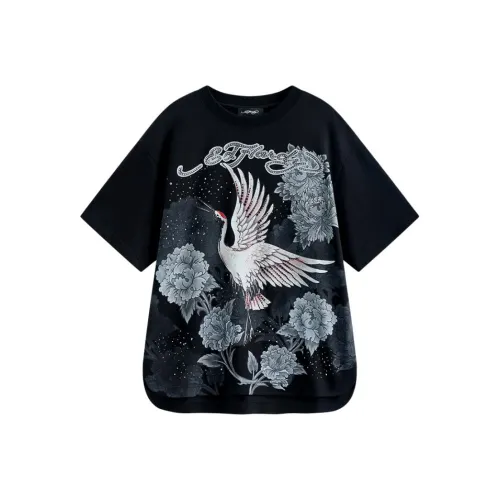 Ed Hardy Черные Женские Футболки