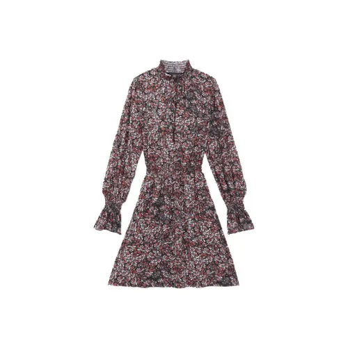 THE KOOPLES Многоцветные Женские Длинные Платья с Рукавами