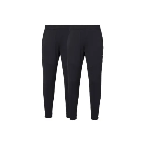 Nike Dri Fit Essential Вязаные Тренировочные Штаны Женские 2 Пачки Черные