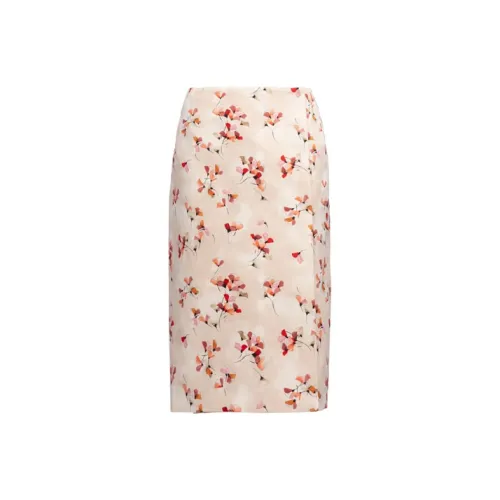 PRADA Кожа Длинная Юбка Женская