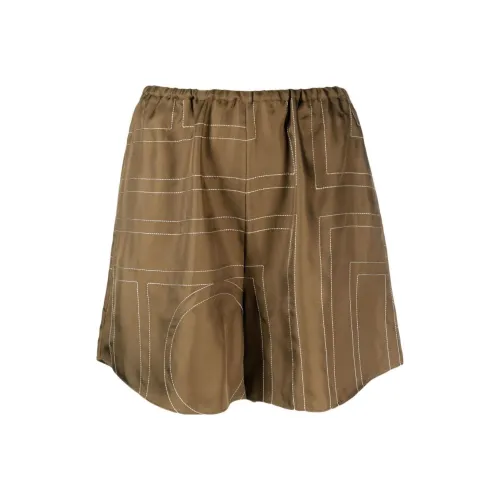 TOTEME Коричневые Женские Повседневные Шорты