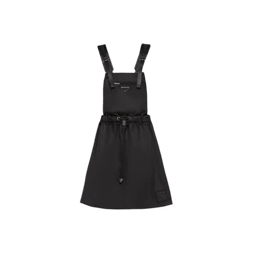 PRADA SS21 Sleeveless Dress Women's Black PRADA SS21 Без рукавов Платье Женское Черное