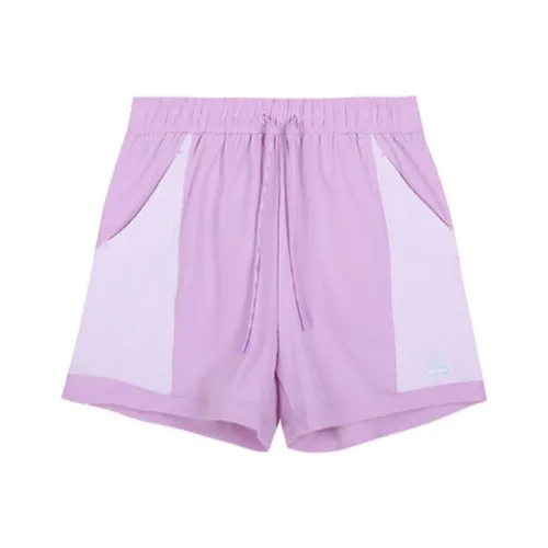 PEAK Повседневные шорты женские серо-фиолетовые