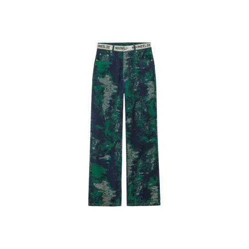 NO ONE ELSE Джинсы Унисекс Темно-джинсовый синий