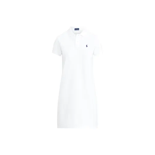 Polo Ralph Lauren Без рукавов Платье Женское Белое