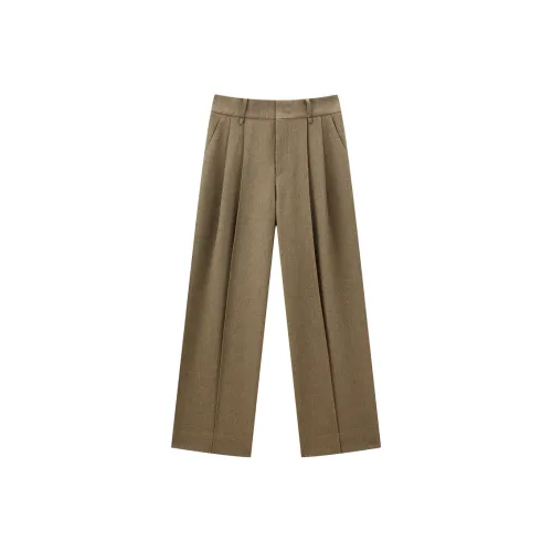 PEACEBIRD Повседневные брюки Женские Коричневый