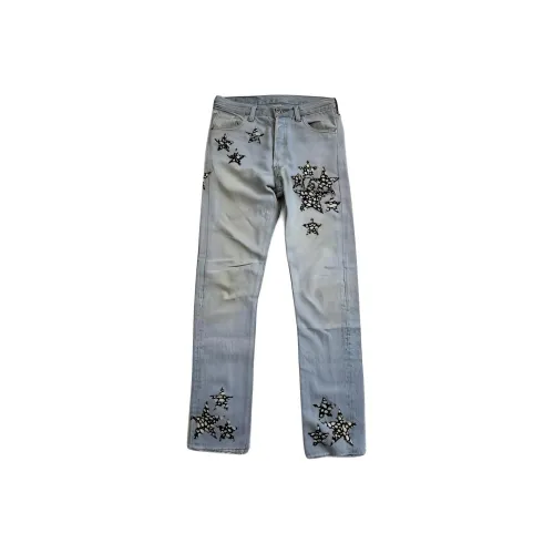 Chrome Hearts SS24 Джинсы Женские Blue
