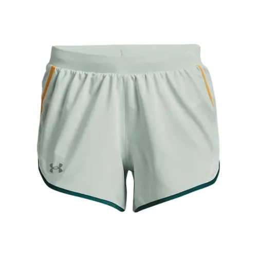 Under Armour Светло-зеленые Женские Повседневные Шорты