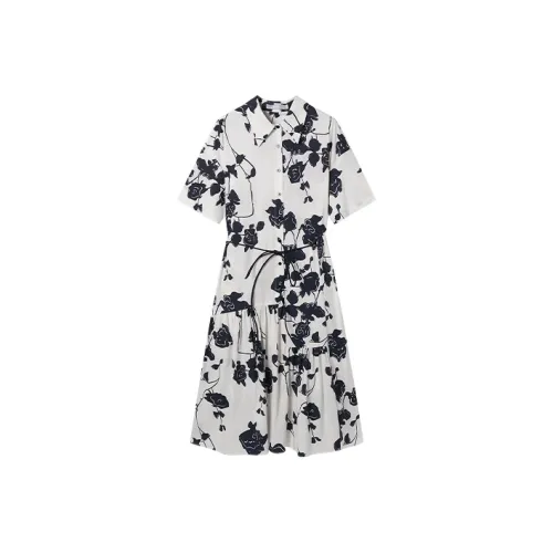 DIALOGUE Короткий рукав Платье Женское DIALOGUE