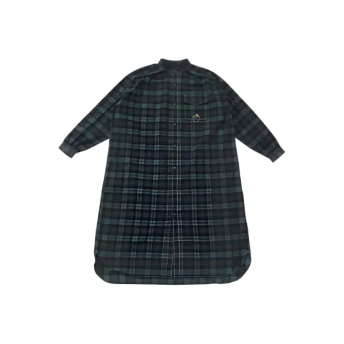 New Balance Длинное платье с длинными рукавами женское зеленое