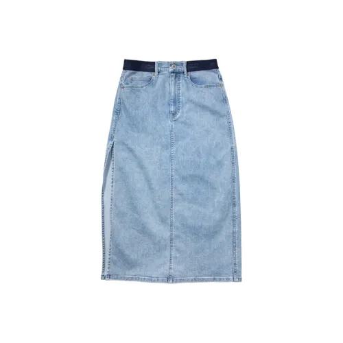 Prth Promethean Женские джинсовые длинные юбки