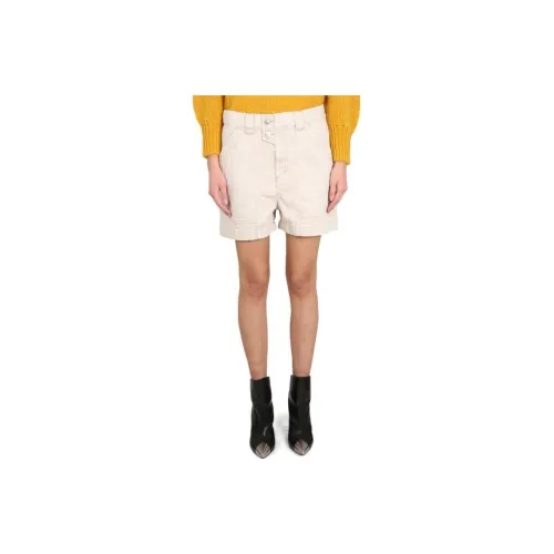 ISABEL MARANT Экрю Женские Повседневные шорты