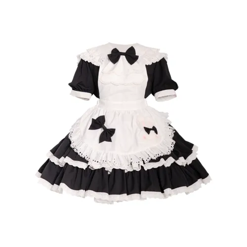 Leopard Kitten Короткий рукав Платье Женское