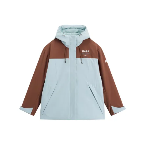 KAPPA Пуховая куртка Женская Серебряная Монета Синяя