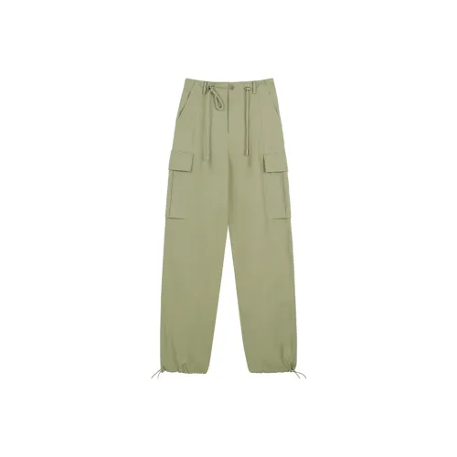 VEGA CHANG Оливково-зеленые Женские Брюки карго