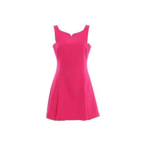 VERSACE Без рукавов Платье Женское Фуксия