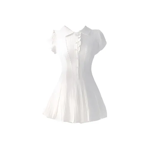 TASTILY Короткий рукав Платье Женское Набор в подарочной коробке Белый