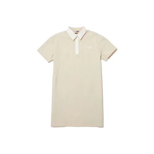 THE NORTH FACE Короткий рукав Платье Женское Бежевый