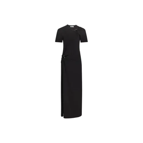 Paco Rabanne Короткий рукав Платье Женское Черное