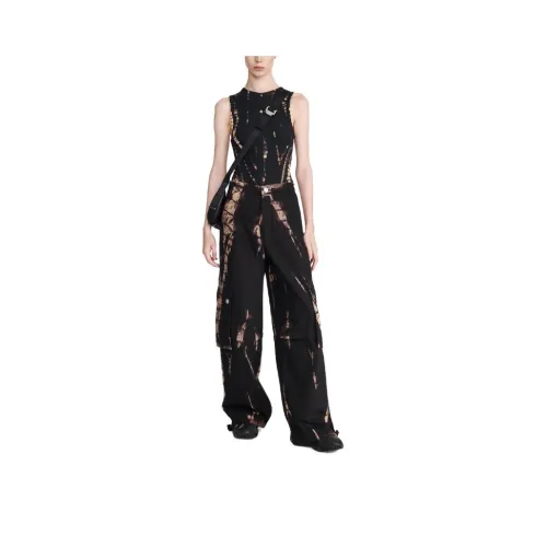 DION LEE Черные Женские Брюки Карго