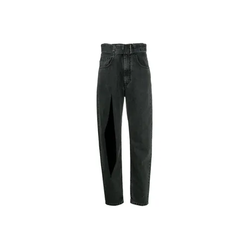 Maison Margiela Женские джинсы черного цвета
