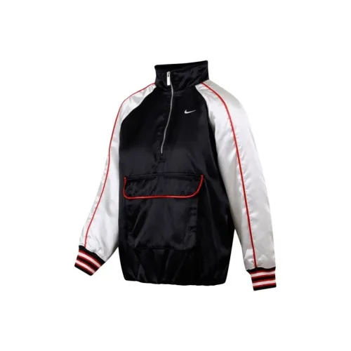 Nike SS25 Пуховая куртка Женская Черный Белый