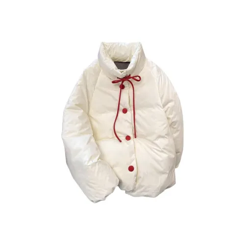 ECNR Хлопковый пуховик Женская Белый