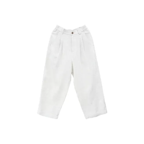 KERANPUJIAN Повседневные брюки Женские Raw Конопля