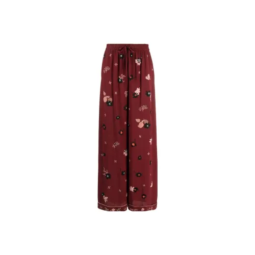 Valentino Повседневные брюки Женские Бордовый
