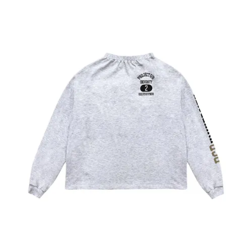 GRAILZ Project Gr Длинное Платье с Длинными Рукавами Женское Светло-Серое