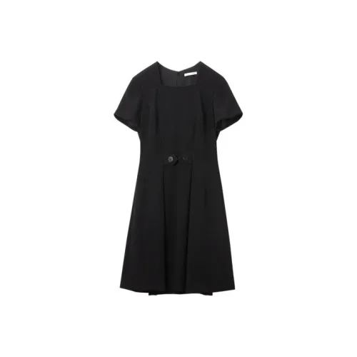 OVV Black Женские Короткие Платья с Рукавами