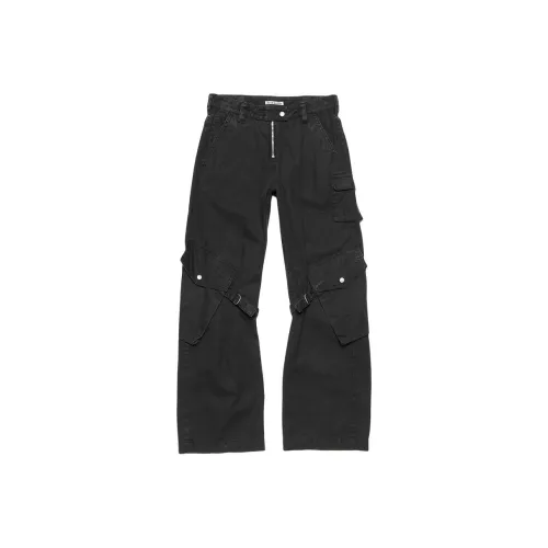 Acne Studios SS24 Карго Брюки Женские Угольно-Серый