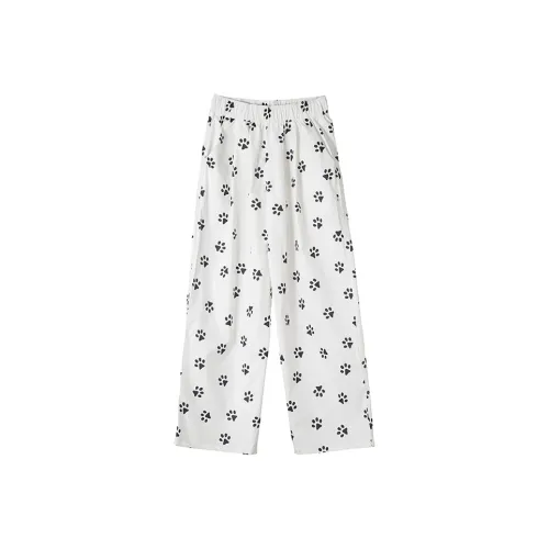 Bird of Aussie Повседневные брюки Женские Белые