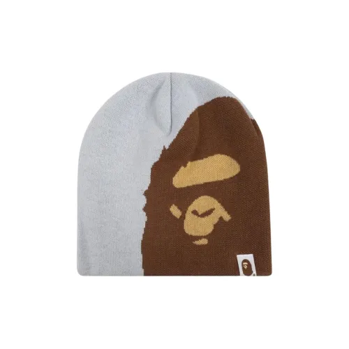 A BATHING APE Полиэстер Beanies Унисекс Серый