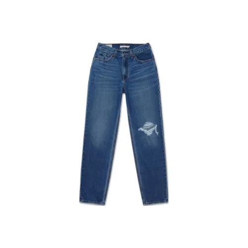 Levis Прямой крой Джинсы Женские Синий