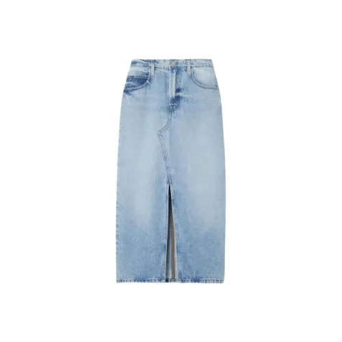 Рамка Denim Long Skirt Women's Blue