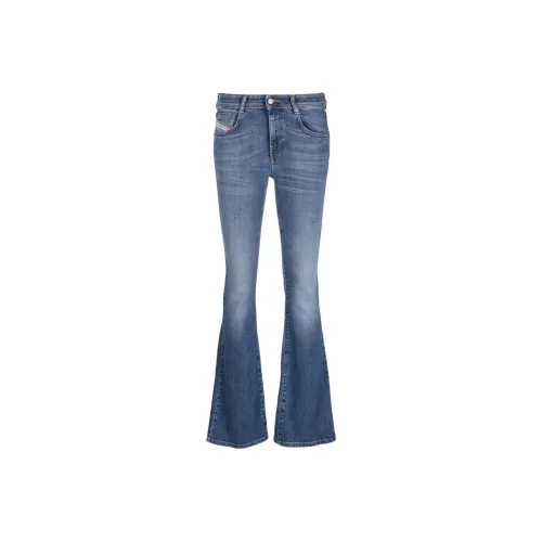 DIESEL Женские джинсы темно-синего цвета