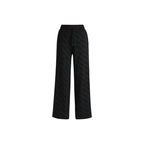 HUGO BOSS Черные Женские Повседневные Брюки