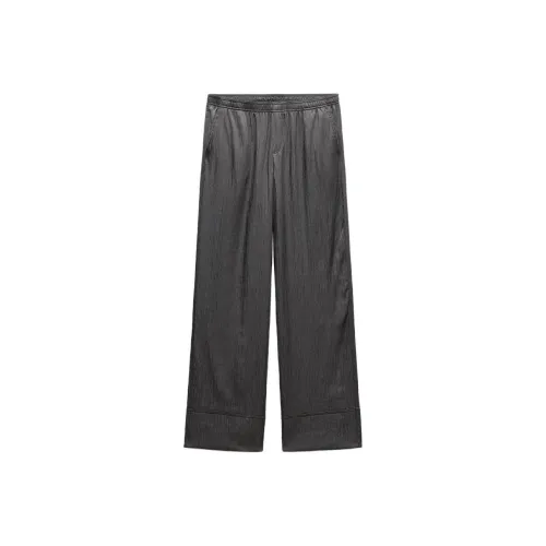 ZARA Черные Женские Повседневные Брюки