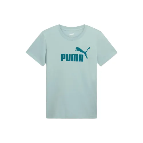 PUMA ESS Стандартная футболка женская зеленая