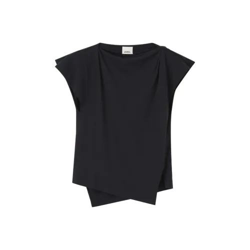 ISABEL MARANT Черное Женское Короткое Платье с Рукавами