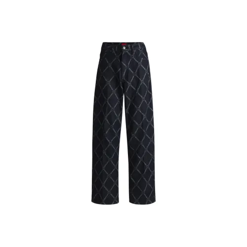 HUGO BOSS Темно-синие Женские Джинсы