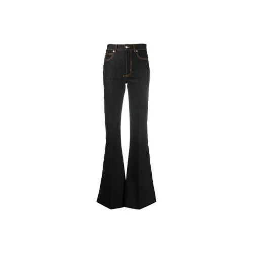 Alexander McQueen Женские джинсы черного цвета