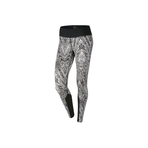 Nike Leggings Женские Черный Белый