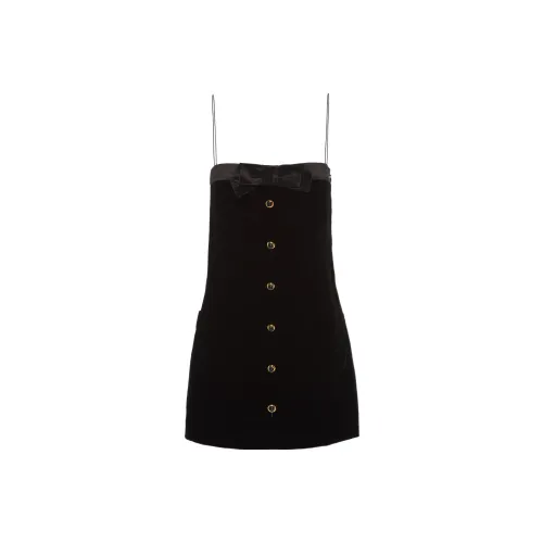 MIU MIU Черное Женское Платье без рукавов