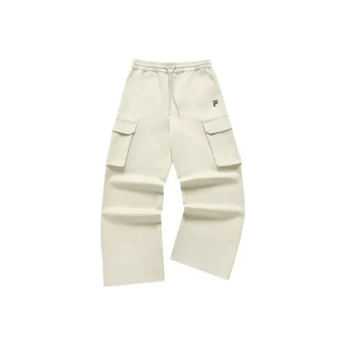 FILA FUSION Вязаные тренировочные брюки женские Фотиния серый хаки