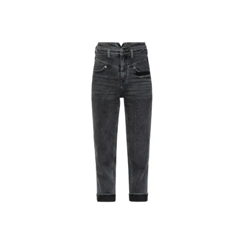 EVISU Черные Женские Джинсы