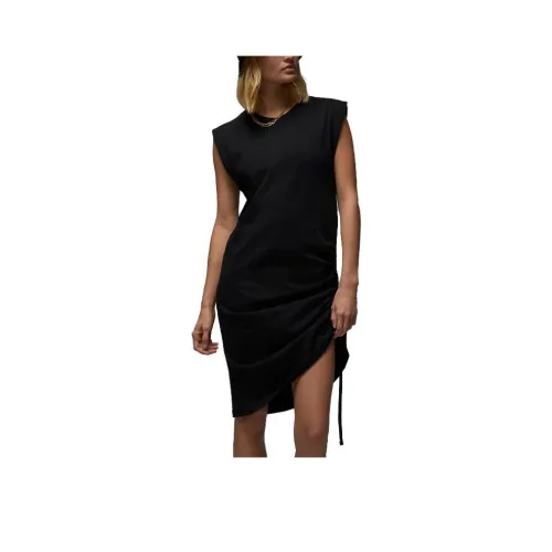 Джордан Черные Женские Платья без Рукавов