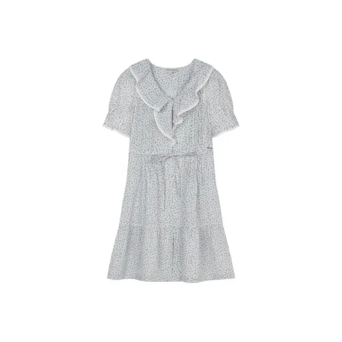 Teenie Weenie Женские Короткие Платья с Рукавами